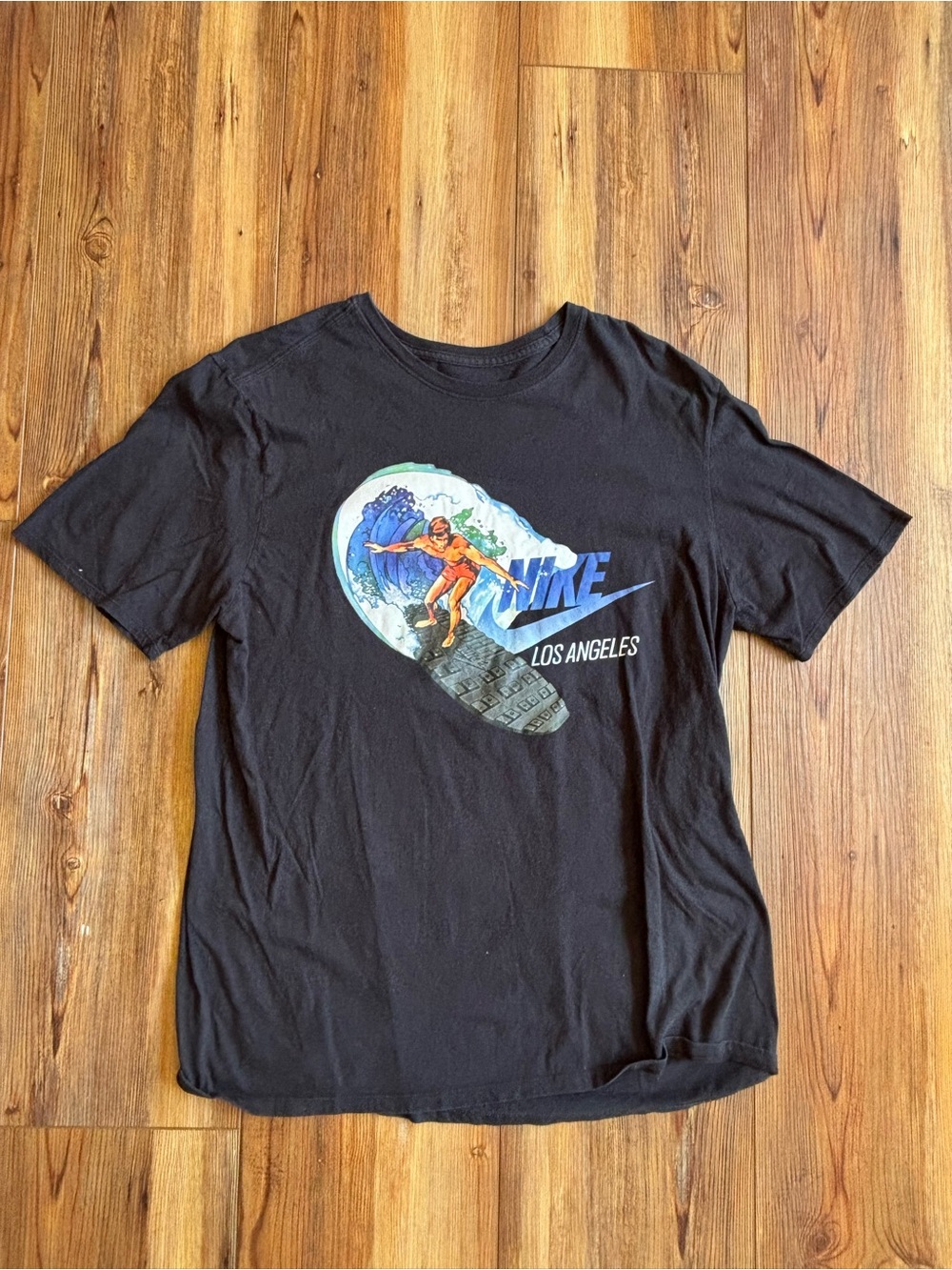 Nike Black Surf Graphic Short Sleeve Tee